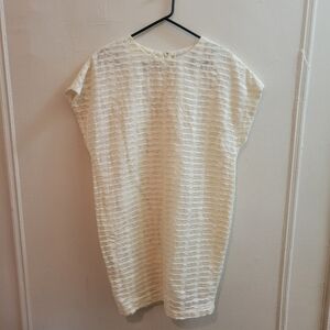 Christian Wijnants Oversized Textured Little White Dress Quiet Luxury Bridal